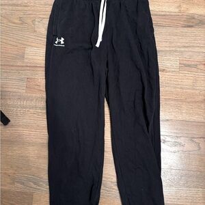 Under Armour Black Joggers with White Drawstring